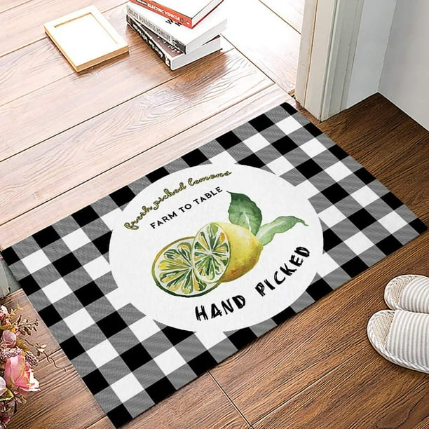 20x32Inch Area Rug Absorbent Door Mat Kitchen Rugs Carpet, Farm to