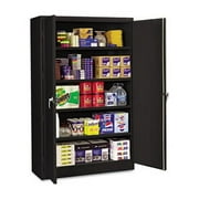 Assembled Jumbo Steel Storage Cabinet 48w x 18d x 78h, Black