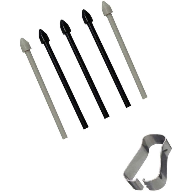 Ubrokeifixit Tab S6 Lite Touch Stylus S Pen Puntas de repuesto/puntas para Samsung Galaxy Tab S6 Lite 10.4"" SM-P610 SM-P615 2020"" con pinza de extracción (P610-Tips/Negro)