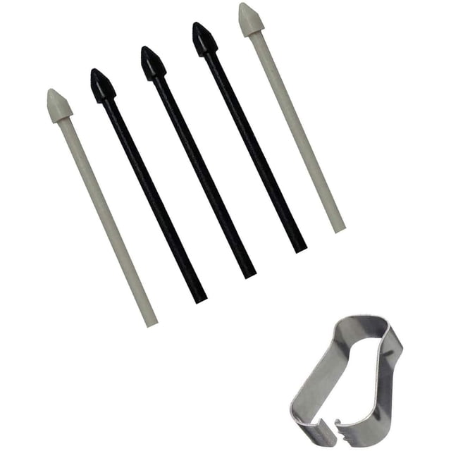 Ubrokeifixit Tab S6 Lite Touch Stylus S Pen Puntas de repuesto/puntas para Samsung Galaxy Tab S6 Lite 10.4"" SM-P610 SM-P615 2020"" con pinza de extracción (P610-Tips/Negro)