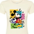 thumbnail image 3 of Disney - Mickey Sketch - Juniors Fitted Graphic T-Shirt, 3 of 5
