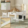 thumbnail image 6 of imerelez Wood Kids Table & 2 Chairs Set 3 in 1 Activity Table with Storage Desktop and Drawers, Early Childhood Education and Toddler Table Set in Playroom, Bedroom, Classroom, 6 of 7