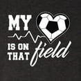 thumbnail image 2 of Wild Bobby, My Heart Is On That Soccer Field, Sports, Men Premium Tri Blend Tee, Vintage Black, Large, 2 of 4