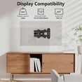 thumbnail image 5 of TV Wall Mount Articulating LCD Monitor Full Motion 15 Inch Extension Arm Tilt Swivel for Most 13 to 32 Inch LED TV, 5 of 5