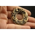 thumbnail image 5 of Brass feng shui dragon Pendant dragon Necklace amulet 4.3 cm China Brass Pendant, 5 of 7