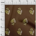 thumbnail image 1 of oneOone Viscose Chiffon Fabric Leaves & Floral Artistic Printed Craft Fabric BTY 42 Inch Wide, 1 of 1