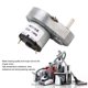 thumbnail image 3 of DC24V Motor de Engranajes Aleación de Aluminio Autoblocante Reducción de Velocidad Motor Eléctrico Bobina de Latón 48E520 para Impresora Automática de Contador de Efectivo ANGGREK  Otros, 3 of 8