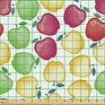 thumbnail image 2 of Ambesonne Fruits Fabric by the Yard Upholstery, Colorful Summer Apples Art, 10 Yards, Multicolor, 2 of 5