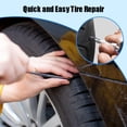 thumbnail image 3 of Tire Repair Nails Kit with 2 Sizes, Upgrade Vacuum Tire Repair Rubber Nail, New Screw in Tire Repair Plugs with Screwdriver, Fast Self-Service Tire Repair Tools for Car, Motorcycle, Bike, 3 of 6