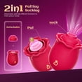 thumbnail image 3 of Adult Rose Toy Vibrator for Women Detachable Sucking and Vibrating 10 Vibration Mode Sexual Tools Sucker for Couples Games, 3 of 8