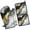 Black White-1, variant on Black White and Gold Marble Kitchen Oven Mitt and Pot Holder Sets 2 Pcs for Baking, Cooking and Grilling, Heat Resistant Up To 392 °F