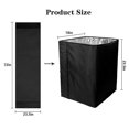 thumbnail image 3 of Winter Bee Hive Wrap Cover 600D Oxford Beehive Winter Protection Cover Windproof Insulation Wrap Black, 72x23.5Inch, 3 of 5