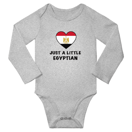 

Just a Little Egyptian Baby Long Sleeve Bodysuit (Gray 18 Months)