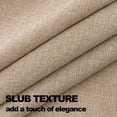 thumbnail image 3 of NLMUVW Natural Linen Tablecloth 108 Inch Rectangle, Water Resistant Burlap Rustic Farmhouse Table Cloth Decorative Table Cover for Dining Kitchen Party, 54 X 108 Inch, 3 of 14