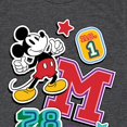 thumbnail image 3 of Disney - Mickey Mouse - Stitched Patches - Youth Short Sleeve Graphic T-Shirt, 3 of 5