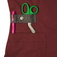 thumbnail image 4 of Medgear Women's Scrub Set with 12 Pockets, Silver Snap Detail & Contrast Trim, 4 of 4