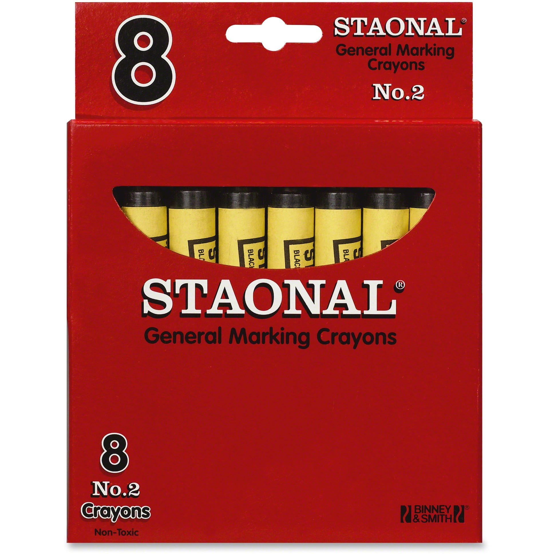 Crayola, CYO5200023051, No. 2 Staonal Marking Wax Crayons, 8 / Box