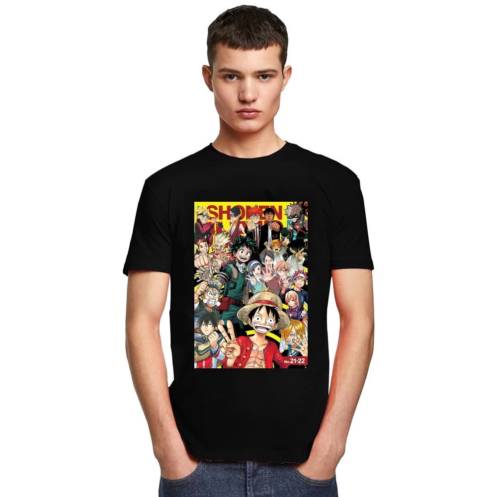 My Hero Academia Anime T-Shirt, Naruto 