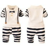 Newborn Baby Girls boys Clothes Striped Tops T-shirt +Pants Leggings 2pcs Outfits Set