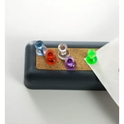 Officemate OIC Push Pins, Assorted Translucent Colors, 200 Count (35710)