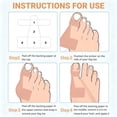 thumbnail image 4 of 20 Pcs Pre-Cut Bunion Corrector Kinesiology Tape– Elastic, Breathable & Hypoallergenic Latex-Free Toe Support Strips, Self-Adhesive Hallux Valgus Corrector for Men & Women (Blue, 20 Pcs), 4 of 7
