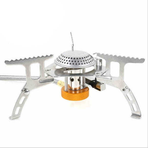 Split Gas Stove, Outdoor Gas Stove Full Combustion with Electric Ignition for Hiking