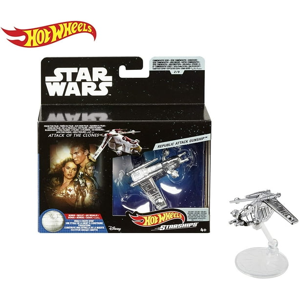 Hot Wheels Starships Star Wars Commemorative Series 8/9 The Last Jedi Kylo Rens Tie Silencer Starfighter MATTEL 1