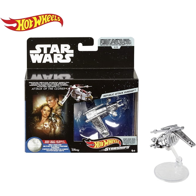 Hot Wheels Starships Star Wars Commemorative Series 8/9 The Last Jedi Kylo Rens Tie Silencer Starfighter MATTEL 1