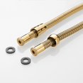 thumbnail image 4 of Plumbing Hoses Stainless Steel Gold 150cm Tube Shower Hose Flexible Shower Head Replacement Part Bathroom Water Hose HJ-0515, 4 of 6