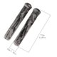 thumbnail image 2 of Puños de manillar antideslizantes para bicicleta MTB BMX Puños de manillar de goma suave gris blanco, 2 of 9