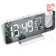 thumbnail image 1 of Alarmas Duales Apagado Automático Reloj Despertador LED para El Oficina () Blanco, 1 of 9