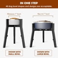 thumbnail image 3 of Soporte para Cuencos TIDANT Negro Ajustable para Perros Grandes, 3 of 6