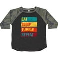 thumbnail image 3 of Inktastic Tumbling Gift Eat Sleep Tumble Repeat Boys or Girls Toddler T-Shirt, 3 of 5