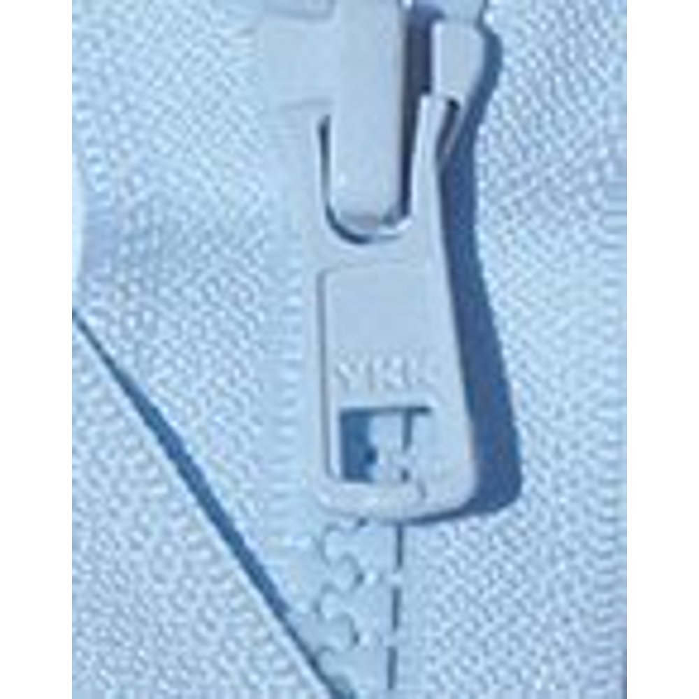 23" Vislon Zipper YKK 5 Molded Plastic Sport Zipper Separating 546 Sky Blue (1 Zipper