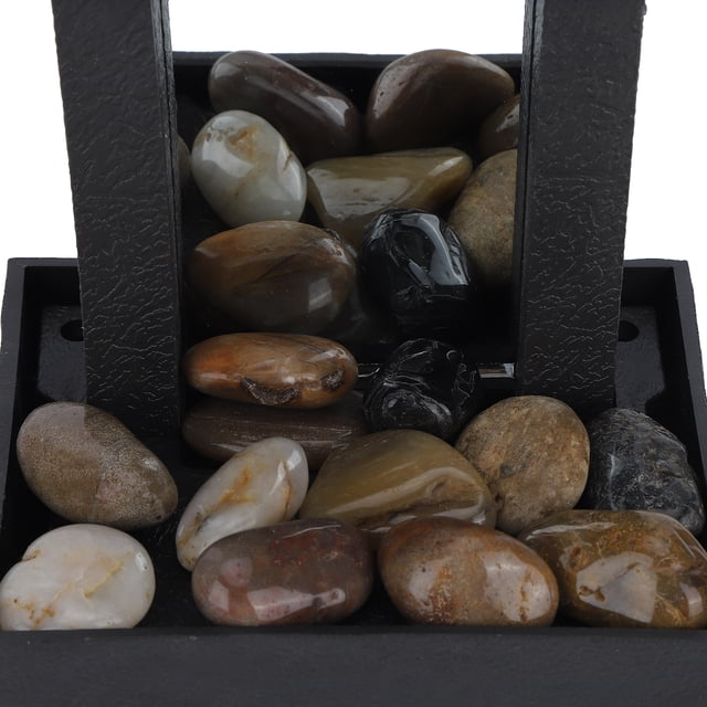 Tabletop Fountain, Lighted Tabletop Fountain, Sturdy Plastic Material Plastic Work Or Office Durable For Lightweight Living Room