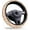 Boho Floral, variant on Car steering wheel cover, non-slip breathable elastic neoprene 15-inch car steering wheel protector, men and women, car