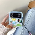 thumbnail image 5 of For Samsung Galaxy Z Flip 5 4 3 Phone Cases Cute Cartoon Dinosaur Wave Tpu Soft Back Cover For Samsung ZFlip5 ZFlip4 5G ZFlip3, 5 of 5