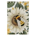 thumbnail image 5 of Bee Flowers Black Out Curtains 84 Inch Length Curtains for Sliding Glass Doors Bedroom Living Room 2 Pack, 5 of 6