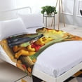 thumbnail image 4 of Winnie The Pooh Printing Bed Blanket, All Seasons Flannel Fleece Blanket, Soft & Warm Plush Blankets for Couch Sofa Bed Camping Travel, 60"x50", 4 of 9