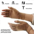 thumbnail image 5 of Guantes de compresión antiartritis sin dedos que alivian el dolor reumatoide_phc02, rosa, L, 5 of 5