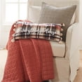 thumbnail image 3 of Levtex Home - OH My Gourd - Decorative Pillow (18 x 18in.) - Pumpkin - Burnt Orange and Cream, 3 of 4