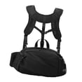 thumbnail image 2 of Arnés de pecho cómodo y resistente a la lluvia para mujer y hombre, bolsa de almacenamiento deportiva Negro, 2 of 8