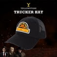 thumbnail image 2 of Gorra Snapback Ajustable Negra Hat Concept One Yellowstone, 2 of 7