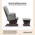 thumbnail image 4 of Storkcraft Hoop Glider and Ottoman, 4 of 12