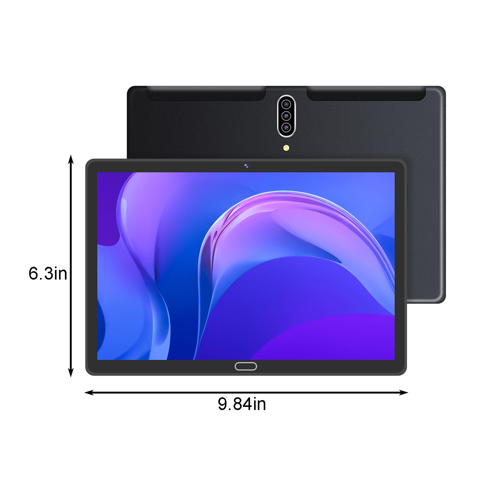 Android Tablets on Sale, Hwkond Upgraded 10.1 Inch 2+16G Tablet PC, 10-core IPS HD Screen WiFi Bluetooth Android 10.0 Voice Call Game Office Video Tablet, Support SIM Card Communication,Black