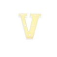 thumbnail image 6 of Efavormart 6" 3D Gold Marquee Letters 5 LED Light Up Letters Warm White LED Letter Lights - V, 6 of 9
