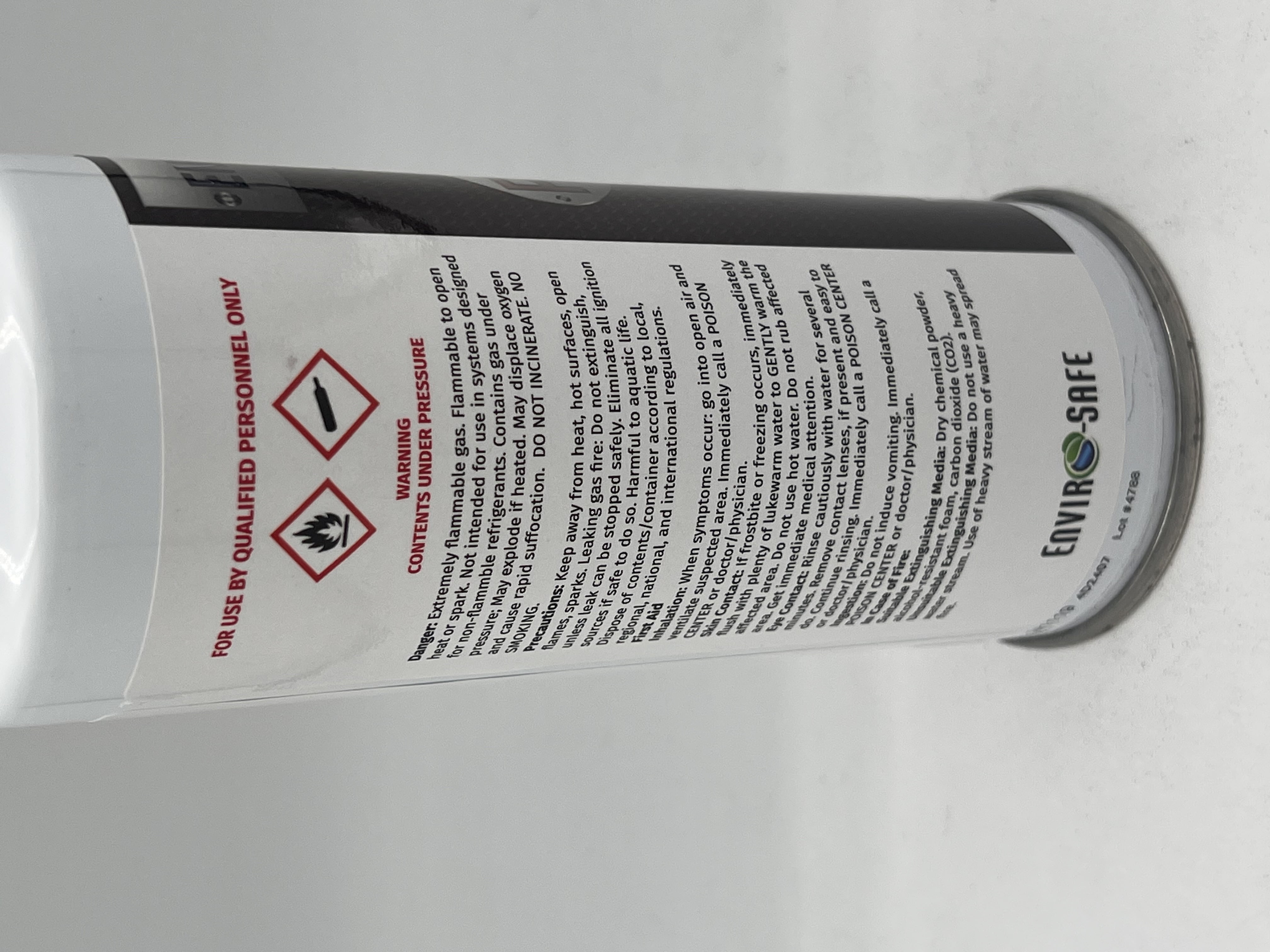 Envirosafe R290 Refrigerant, 2- 8oz Cans & Gauge Refrigerant Kit