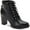 BLack Smooth, variant on Style & Co. Womens Lucillee Faux Leather Lace Up Ankle Boots