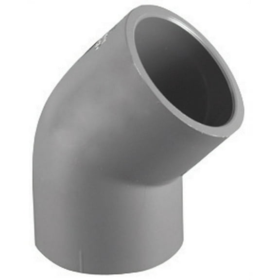 Charlotte Pipe Schedule 80 2 in. Slip x 2 in. Dia. Slip PVC Elbow