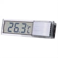 thumbnail image 3 of Fish Tank Thermometer Electronic LCD Digital Fish Tank Temperature Measurement Thermometer Fish Tank Accessories Silver,1 * Fish tank thermometer,Silver, 3 of 10